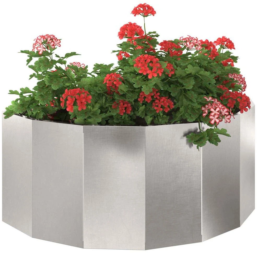 Lovelis Sidabro 90 x 45 x 35 cm Nerūdijantis Plienas
