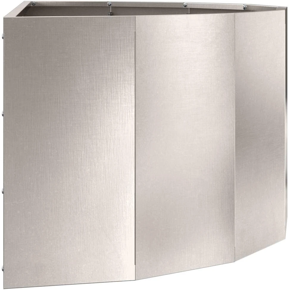 Lovelis Sidabro 90 x 45 x 35 cm Nerūdijantis Plienas