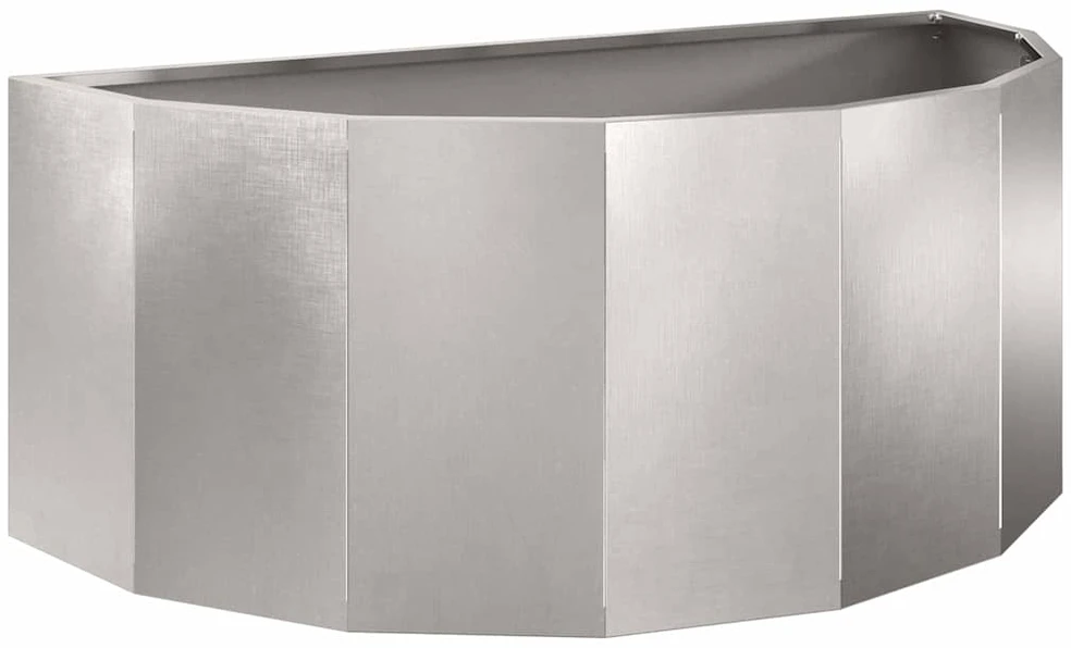Lovelis Sidabro 90 x 45 x 35 cm Nerūdijantis Plienas