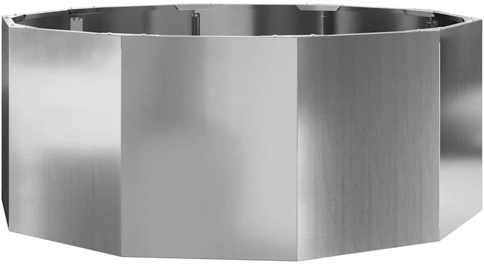 Lovelis Sidabro 90 x 90 x 35 cm Cinkuota plienas
