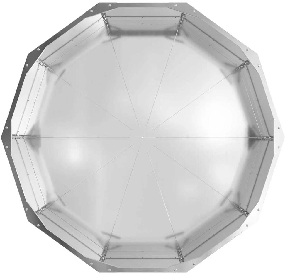 Lovelis Sidabro 90 x 90 x 35 cm Cinkuota plienas