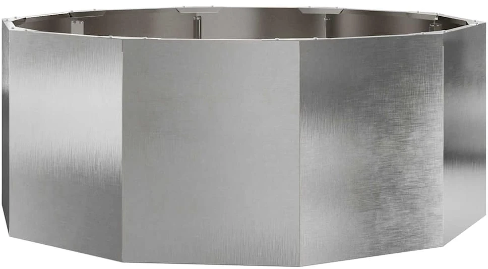 Lovelis Sidabro 90 x 90 x 35 cm Nerūdijantis Plienas