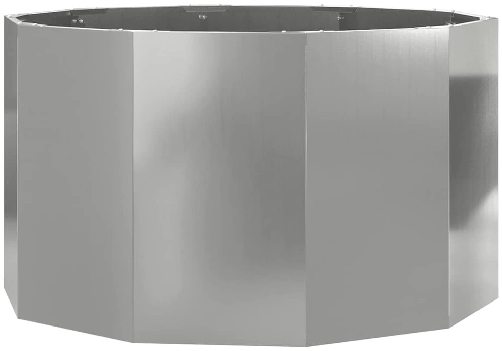 Lovelis Sidabro 90 x 90 x 50 cm Cinkuota plienas