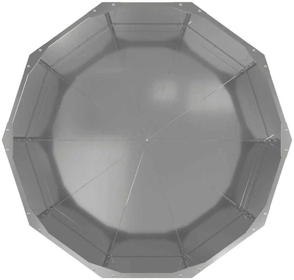 Lovelis Sidabro 90 x 90 x 50 cm Cinkuota plienas