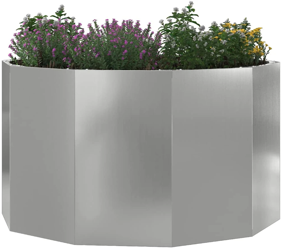 Lovelis Sidabro 90 x 90 x 50 cm Cinkuota plienas
