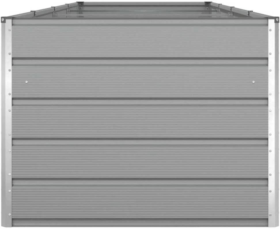 Lovelis Šviesiai pilka 385 x 100 x 75 cm Galvanizuotas plienas