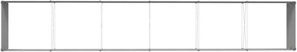 Lovelis Šviesiai pilka 580 x 100 x 45 cm Galvanizuotas plienas