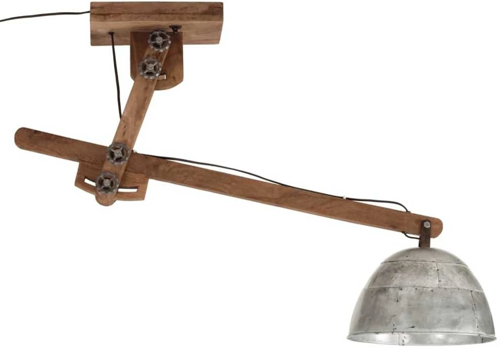 Lubinis šviestuvas, sidabrinis, 105x30x65-108cm, 25W, E27