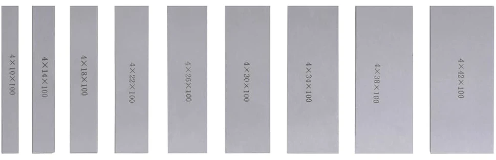 Lygiavimui skirtos plokštės, 18vnt., 100mm, 10-42mm