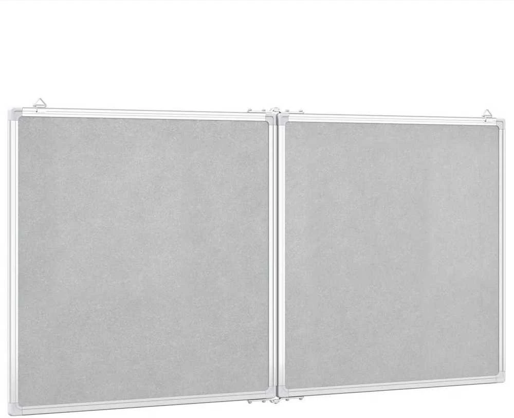 Magnetinė balta lenta, 120x60x1,7cm, aliuminis, sulankstoma