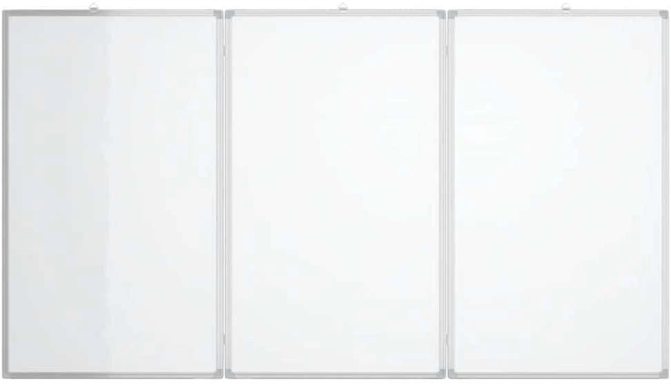 Magnetinė balta lenta, 180x80x1,7cm, aliuminis, sulankstoma
