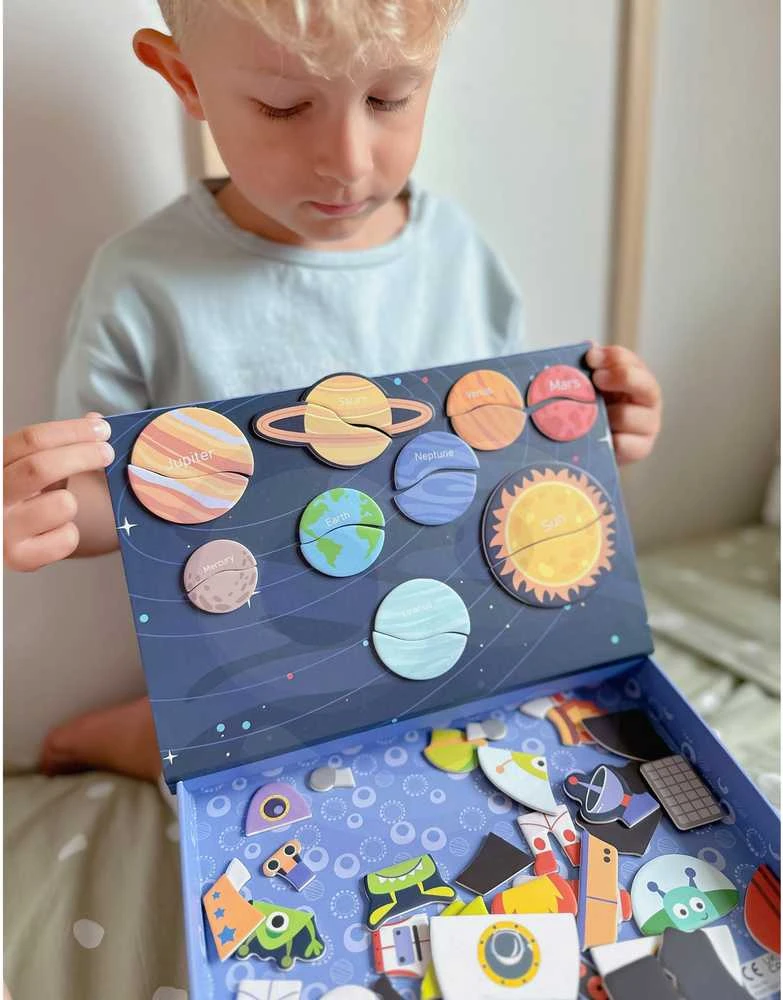 Tooky Toys Magnetinė dėlionė Tooky Toy Kosmosas