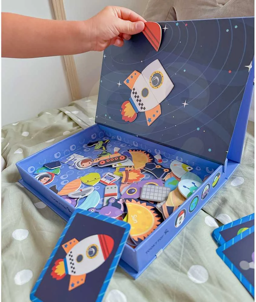Tooky Toys Magnetinė dėlionė Tooky Toy Kosmosas