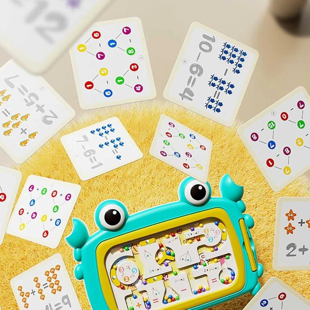Magnetinė Montessori lavinamoji lenta su labirintu Krabas Woopie