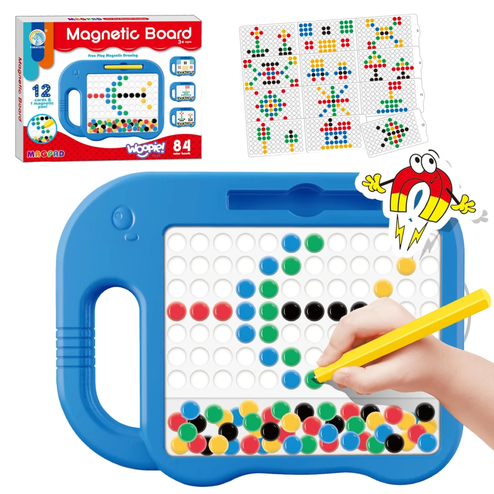 Magnetinė Montessori piešimo lenta WOOPIE MagPad Drambliukas