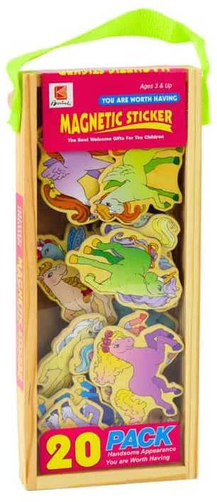 Lean Toys 20 Spalvotų Magnetukų Rinkinys