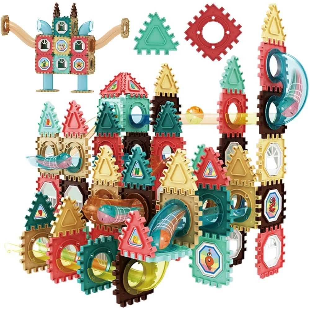 Magnetinis konstrukcinis WOOPIE 3D rinkinys 128vnt