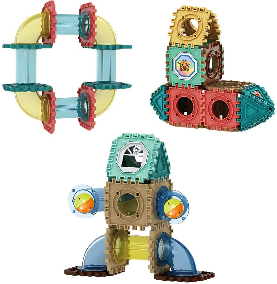 Magnetinis konstrukcinis WOOPIE 3D rinkinys 228 vnt