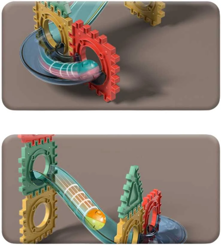 Magnetinis konstrukcinis WOOPIE 3D rinkinys 128vnt