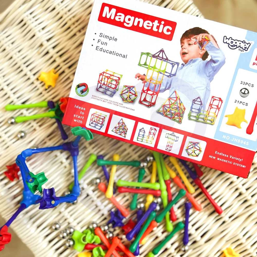 Dėlionė Magnetinis konstruktorius 110 vnt. Woopie