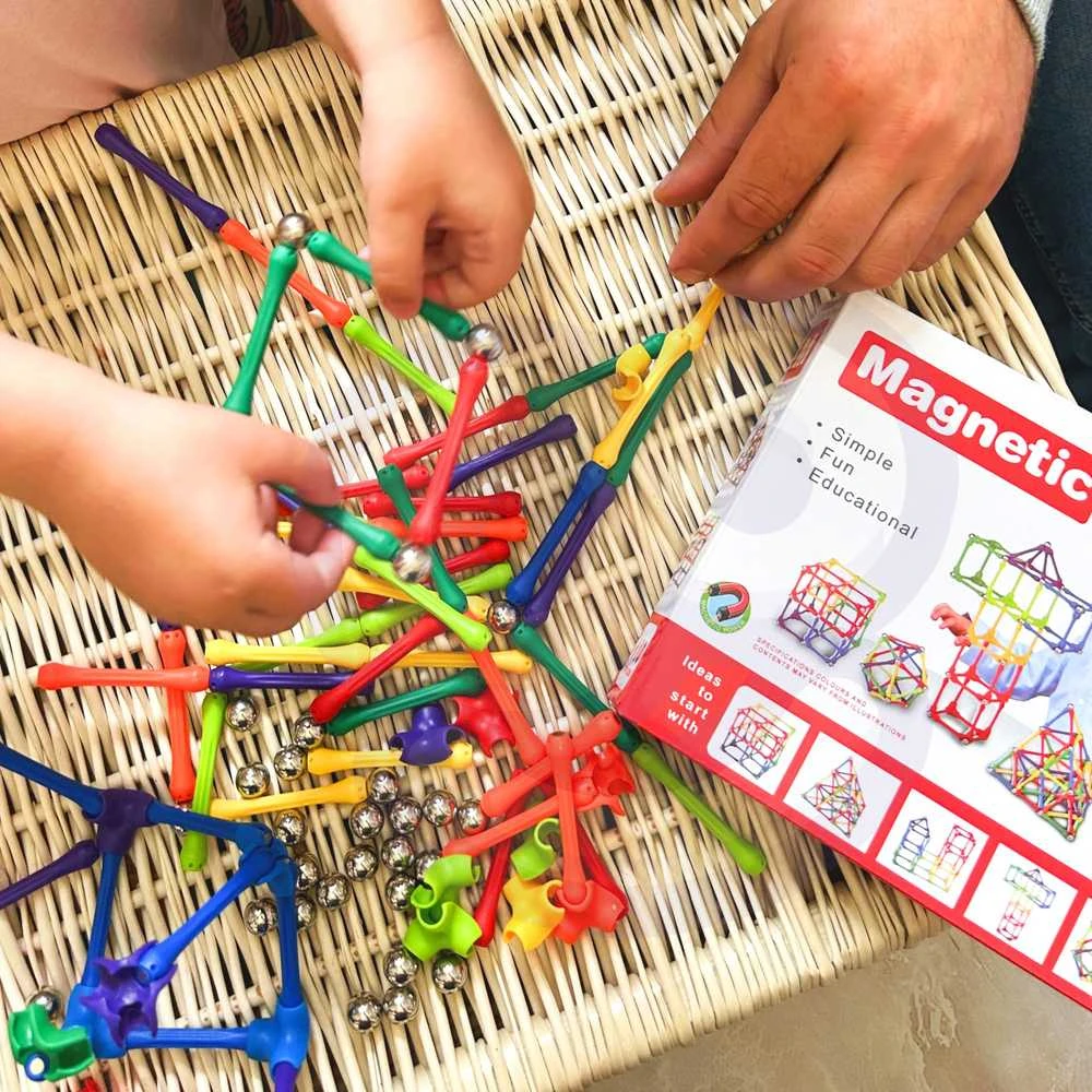 Dėlionė Magnetinis konstruktorius 110 vnt. Woopie