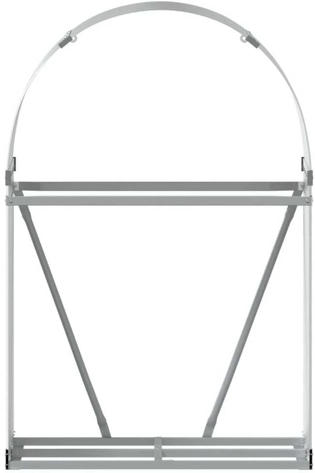 Malkų stovas, sidabrinis, 80x45x120 cm, galvanizuotas plienas