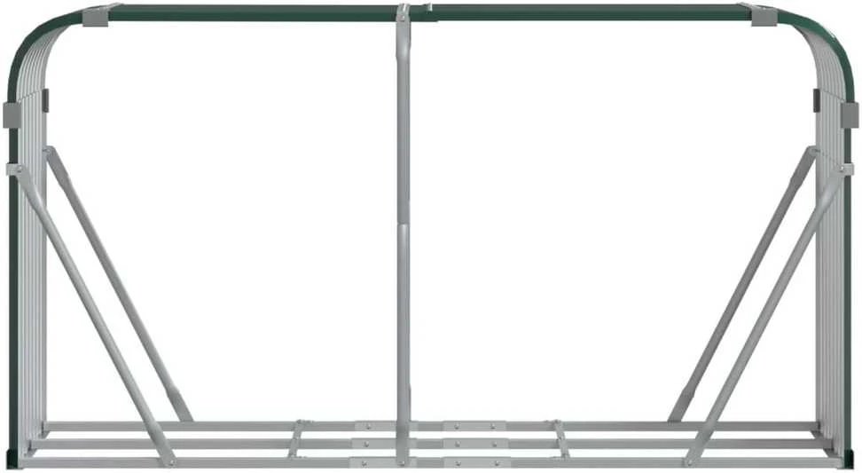 Malkų stovas, žalias, 180x45x100cm, galvanizuotas plienas