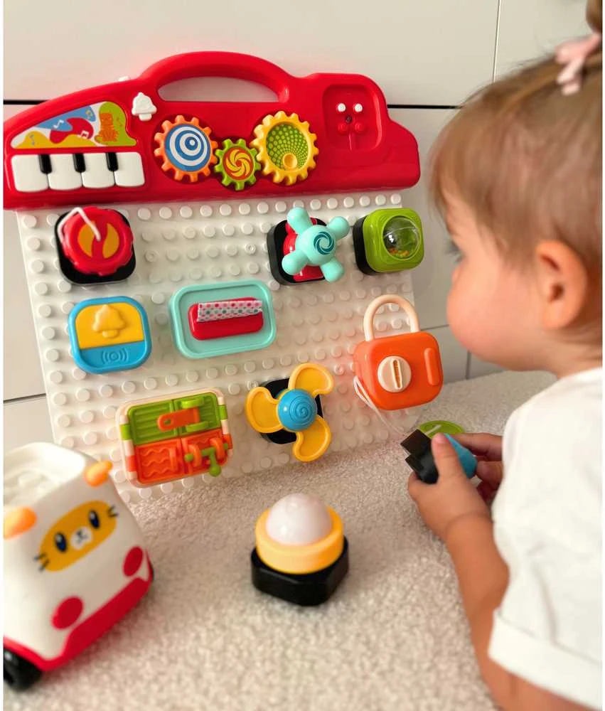 „Woopie Baby“ spalvingos veiklos skydelio manipuliavimo lenta
