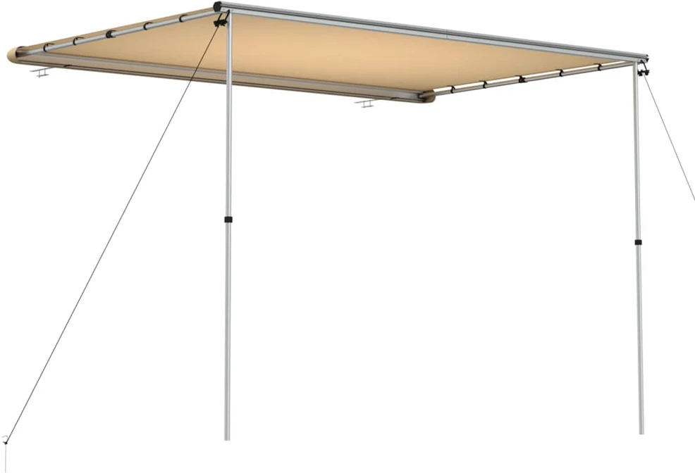 Markizė nameliui ant ratų, smėlio spalvos, 3x2x2,15m