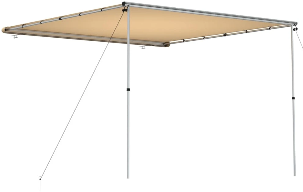 Markizė nameliui ant ratų, smėlio spalvos, 3x3x2,15m
