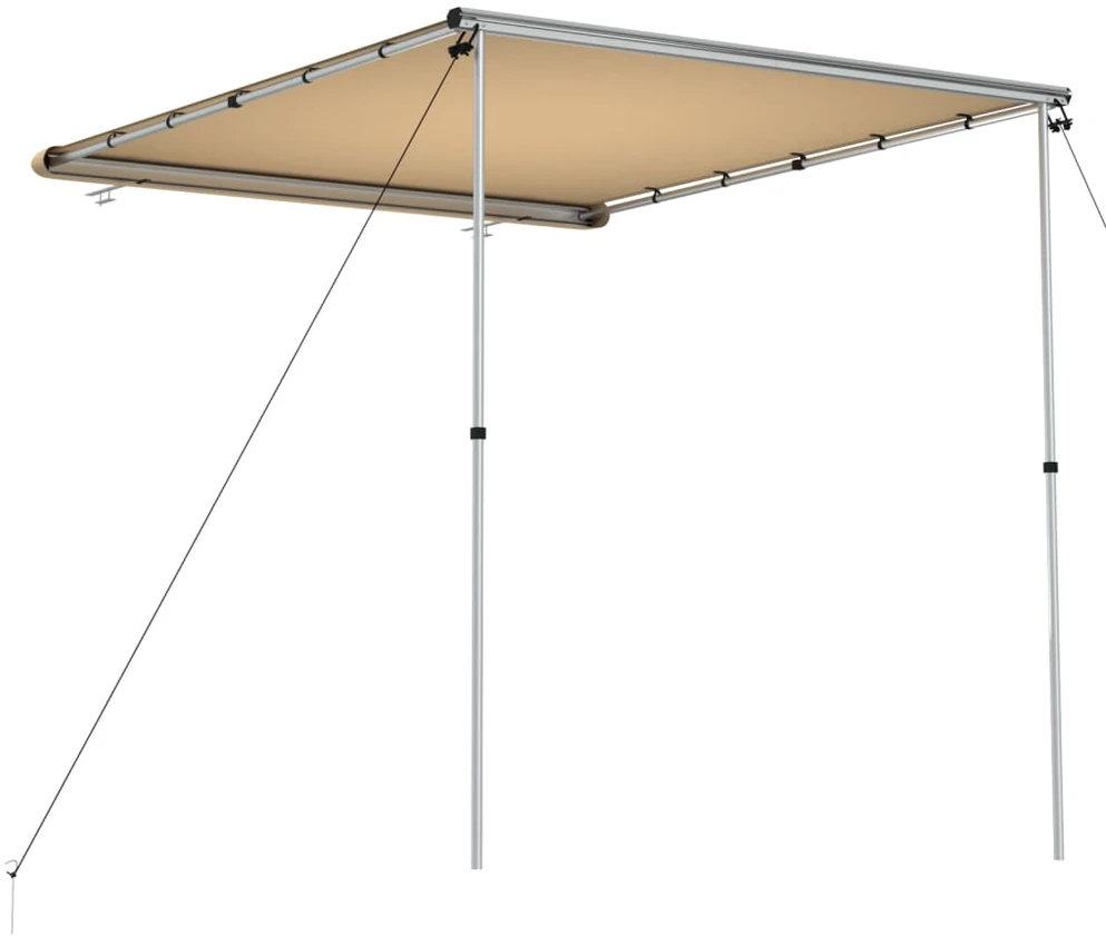Markizė nameliui ant ratų, smėlio spalvos, 2x2,5x2,15m