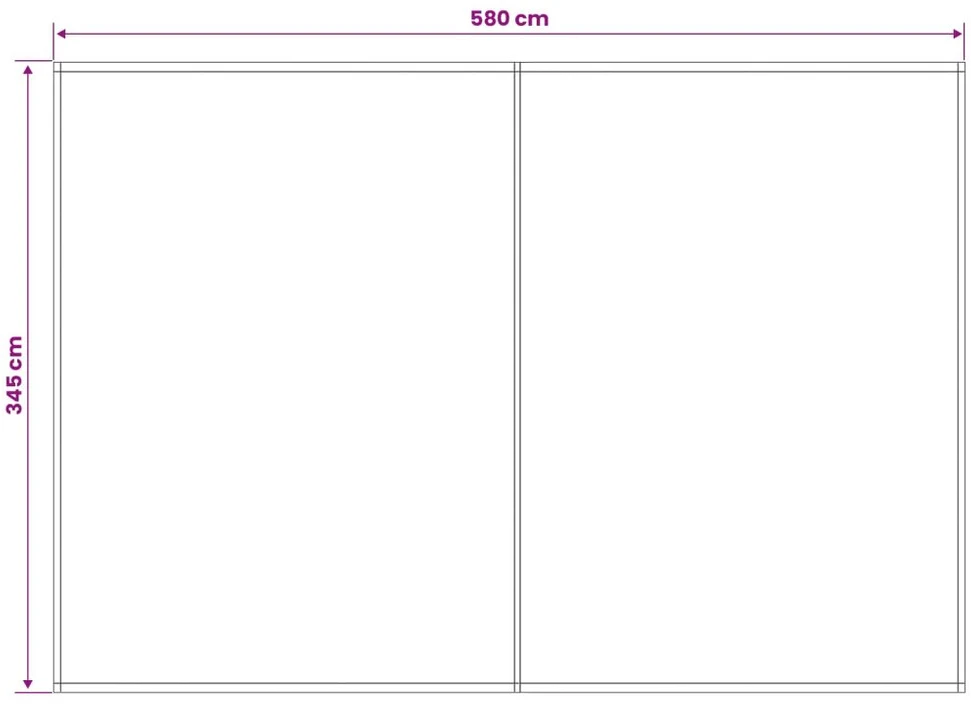 Markizės pakaitinis audinys Įvairiaspalvis 600 × 350 cm