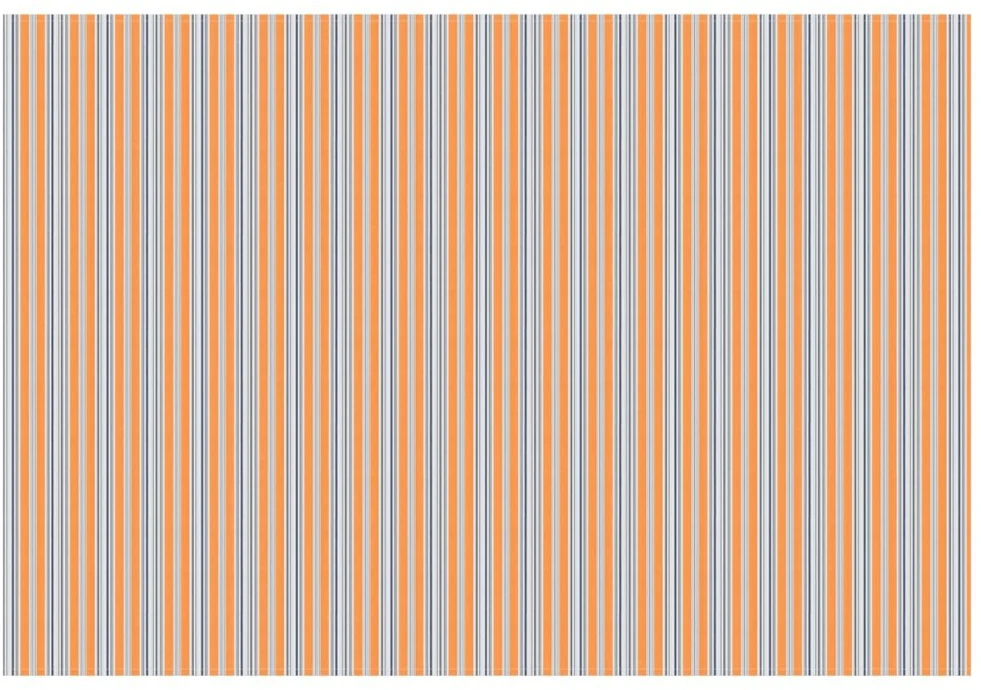Markizės pakaitinis audinys Mėlynas ir Oranžinis 600 × 300 cm