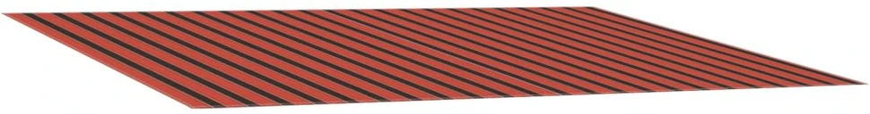 Markizės pakaitinis audinys Oranžinė ir ruda 350 x 250 cm