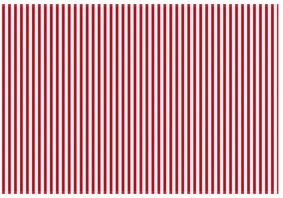 Markizės pakaitinis audinys Raudona ir balta 300 x 250 cm