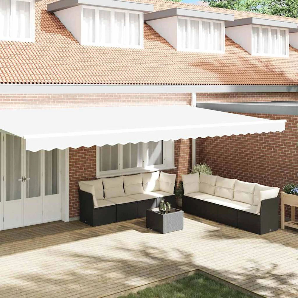 Markizės pakraščio pakeitimas Balta 580 x 20 cm Poliesteris