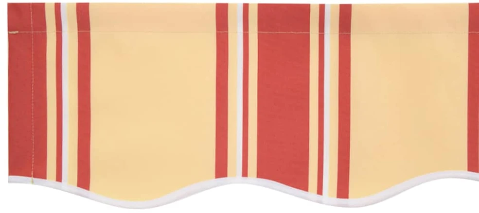 Markizės pakraščio pakeitimas Geltona ir Oranžinė 230 x 20 cm