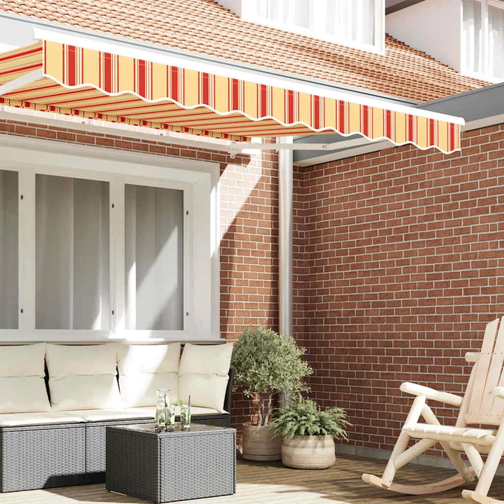 Markizės pakraščio pakeitimas Geltona ir Oranžinė 230 x 20 cm