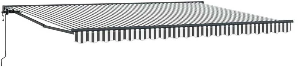 Markizės rėmas Antracito ir baltos 450 × 300 cm