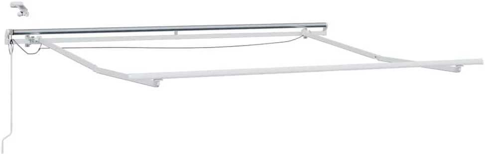 Markizės rėmas Balta 350 x 250 cm Aliuminis