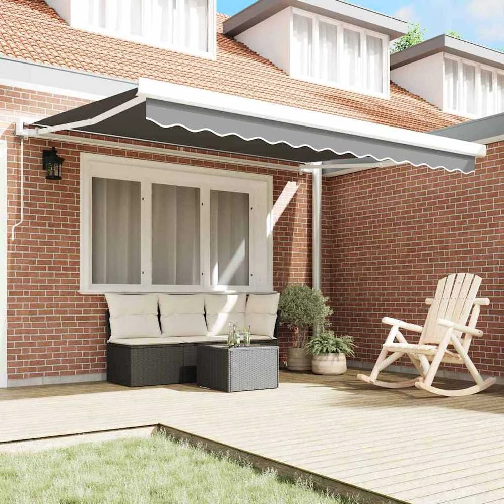 Markizės rėmas Balta 350 x 250 cm Aliuminis