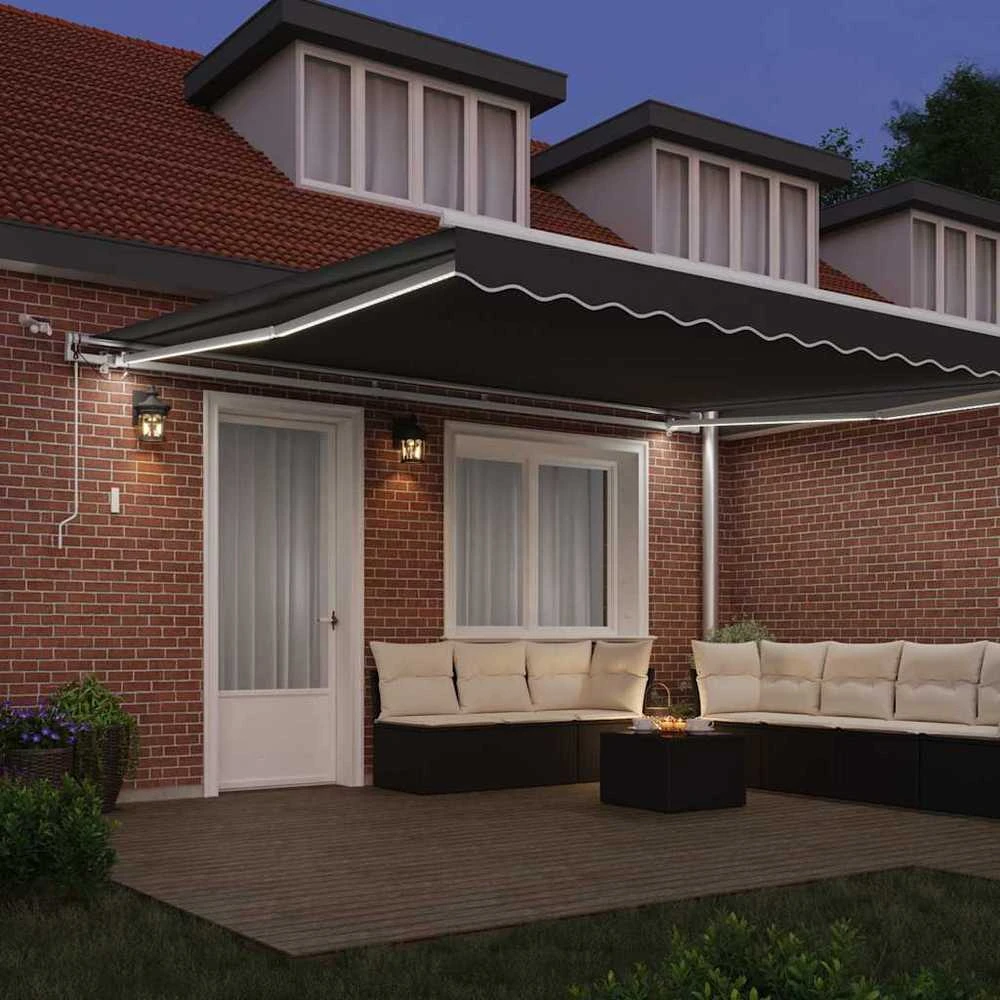 Markizės rėmas Balta 450 × 350 cm Aliuminis