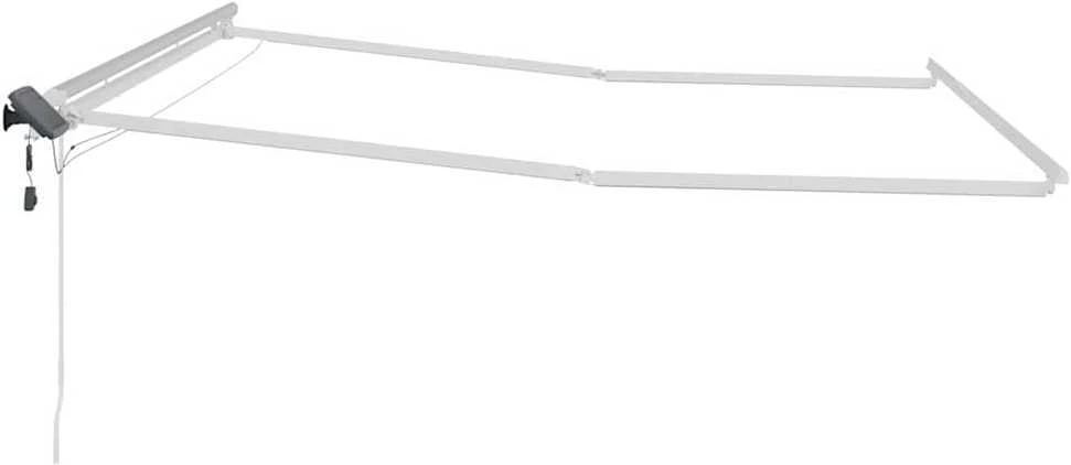 Markizės rėmas Balta 500 × 300 cm Aliuminis