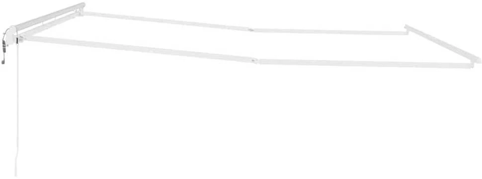 Markizės rėmas Balta 500 × 350 cm Aliuminis