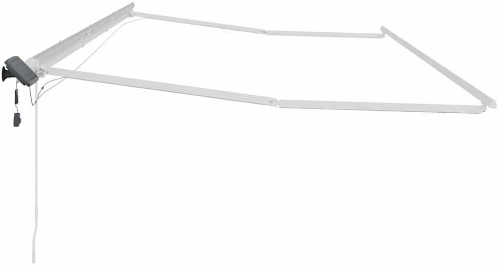 Markizės rėmas Balta 600 × 300 cm Aliuminis