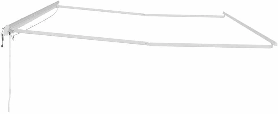 Markizės rėmas Balta 600 × 300 cm Aliuminis