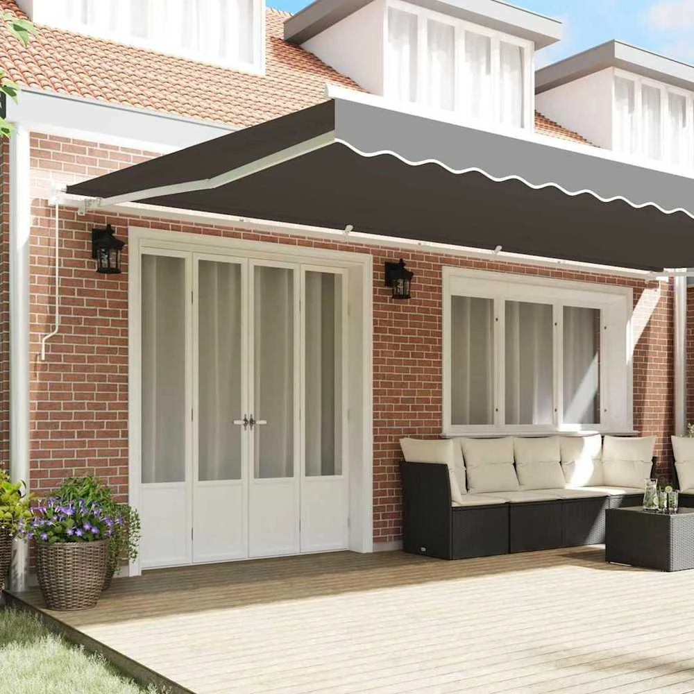 Markizės rėmas Balta 600 × 300 cm Aliuminis