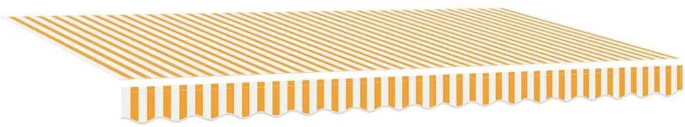 Ištraukiama markizė Geltona ir balta 350 x 200 cm