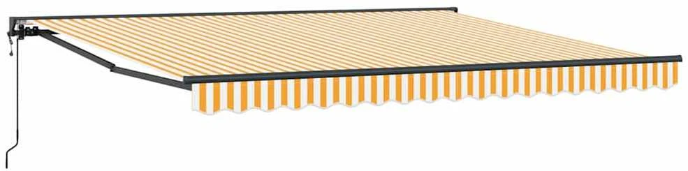 Ištraukiama markizė Geltona ir balta 400 × 300 cm