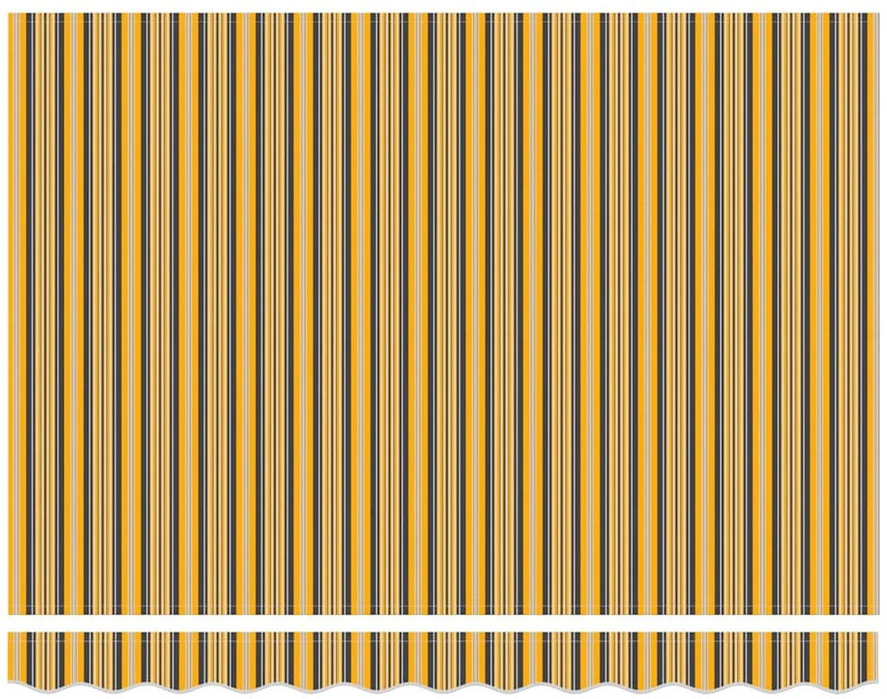 Markizės rėmas Geltonas ir Pilkas 250 x 200 cm